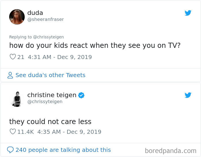 Chrissy Teigen Answers People’s Questions About What It’s Like Being A Celeb, And It’s Eye-Opening Chrissy Teigen Answers People’s Questions About What It’s Like Being A Celeb, And It’s Eye-Opening