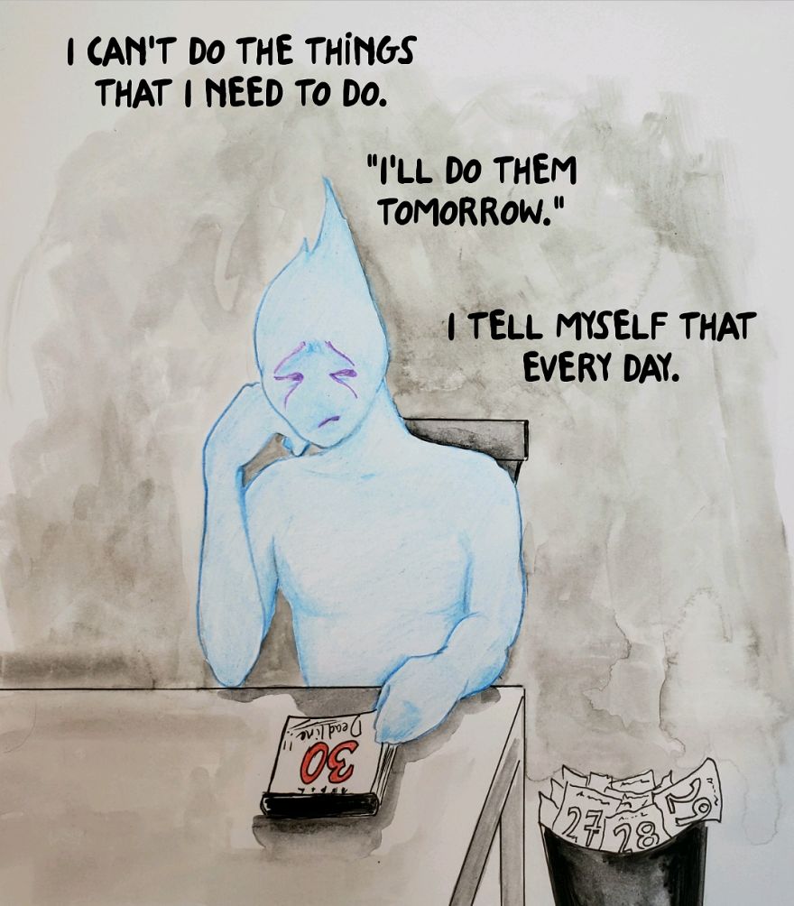 I Illustrate The Voices Of Anonymous Individuals Suffering From Depression And Anxiety