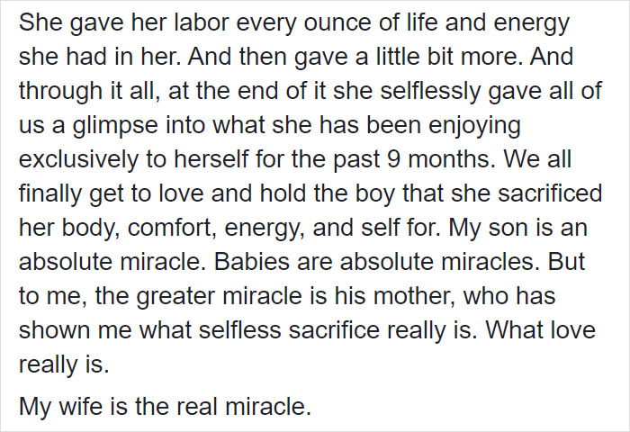 Man Describes Everything He Was Going Through While His Wife Was Giving Birth Man Describes Everything He Was Going Through While His Wife Was Giving Birth