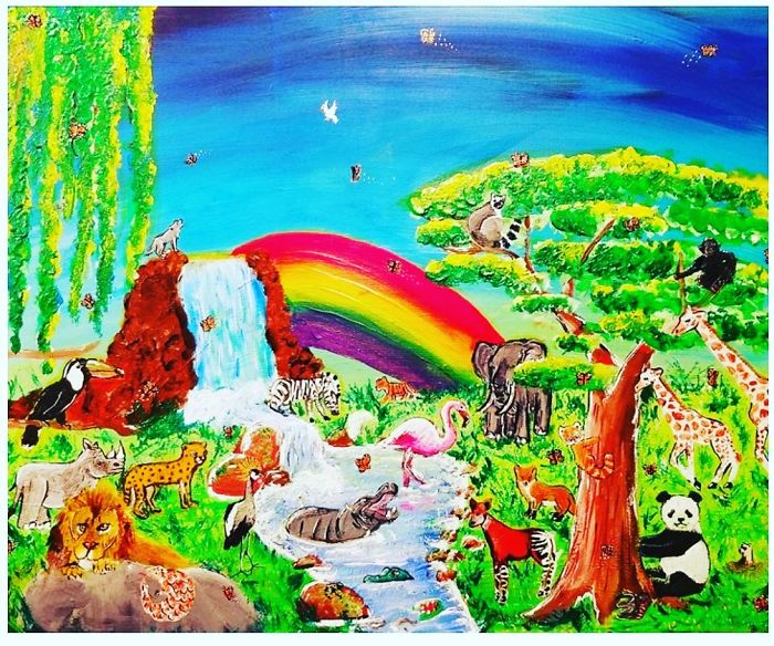 When I Was 8 Years Old, I Decided To Help Endangered Animals With My Art; Five Years Later, I Have Created Over 300 Animal Paintings When I Was 8 Years Old, I Decided To Help Endangered Animals With My Art; Five Years Later, I Have Created Over 300 Animal Paintings