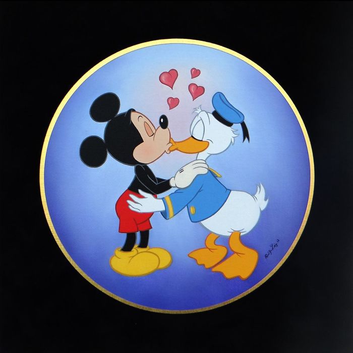 Artist Shows That Love Is The Answer By Painting Same-Sex Disney Couples Along With Heterosexual Ones (26 Pics) Artist Shows That Love Is The Answer By Painting Same-Sex Disney Couples Along With Heterosexual Ones (26 Pics)