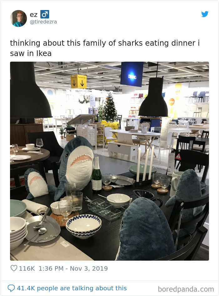 22 Times IKEA Customers Spotted Shark Plushies “Doing Human Things” At Their Stores 22 Times IKEA Customers Spotted Shark Plushies “Doing Human Things” At Their Stores