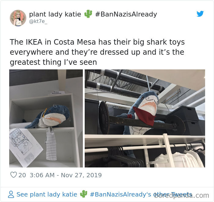 22 Times IKEA Customers Spotted Shark Plushies “Doing Human Things” At Their Stores 22 Times IKEA Customers Spotted Shark Plushies “Doing Human Things” At Their Stores