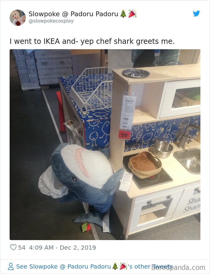 22 Times IKEA Customers Spotted Shark Plushies “Doing Human Things” At Their Stores 22 Times IKEA Customers Spotted Shark Plushies “Doing Human Things” At Their Stores
