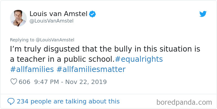 Teacher Doesn’t Like This 11-Year-Old Being Thankful For Getting Adopted By Two Dads, So These Three Girls Get Her Fired Teacher Doesn’t Like This 11-Year-Old Being Thankful For Getting Adopted By Two Dads, So These Three Girls Get Her Fired