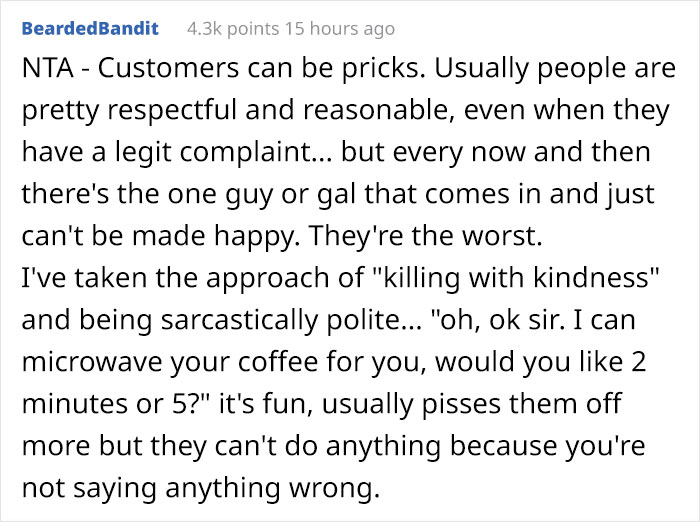 This Coffee Shop Employee Found A Genius Way To Deal With Jerk Customers, Asks People If She’s Mean For Doing So