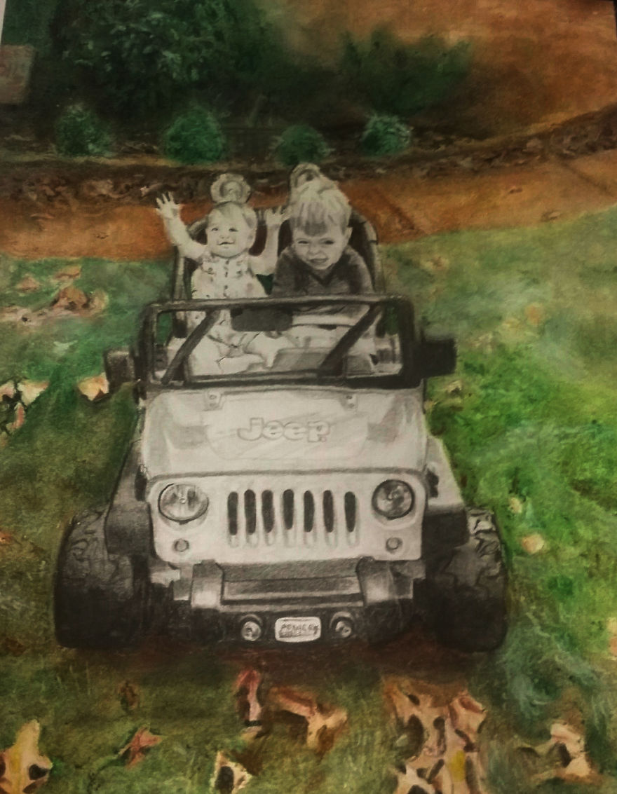 I Draw Commissioned Artwork For People And Here Are 13 Of My Recent Portraits