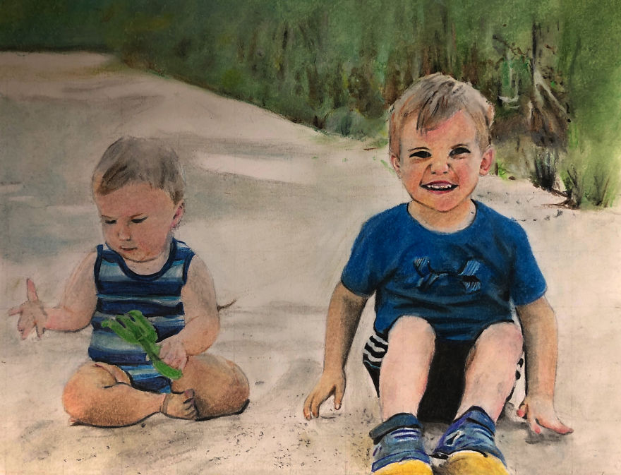 I Draw Commissioned Artwork For People And Here Are 13 Of My Recent Portraits