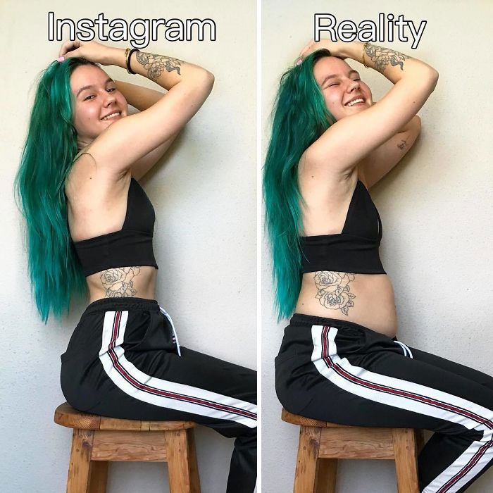 Health Blogger Reveals The Reality Behind Instagram Pics (30 New Pics) Health Blogger Reveals The Reality Behind Instagram Pics (30 New Pics)