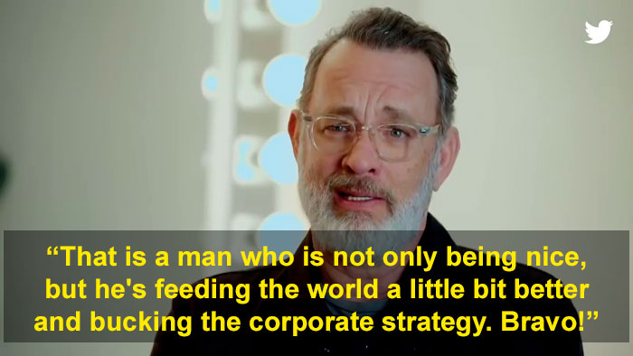 Tom Hanks Reacts To Some Of The Nicest Tweets, And It’s What The World Needs Right Now Tom Hanks Reacts To Some Of The Nicest Tweets, And It’s What The World Needs Right Now
