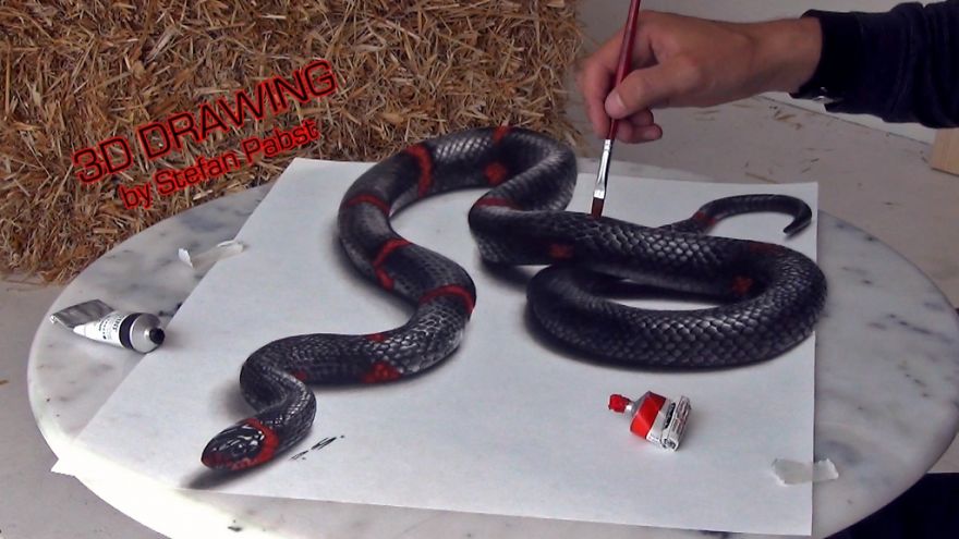 Professional German Artist Creates Incredible 3D Drawings On Simple Flat Surfaces (30 Pics) Professional German Artist Creates Incredible 3D Drawings On Simple Flat Surfaces (30 Pics)