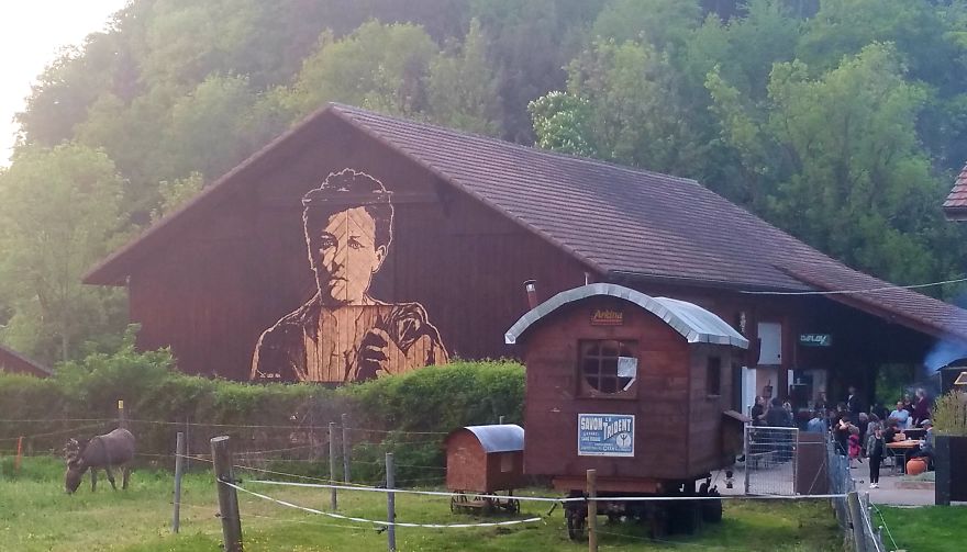 Arthur Rimbaud Engraved In A Wooden Wall Arthur Rimbaud Engraved In A Wooden Wall