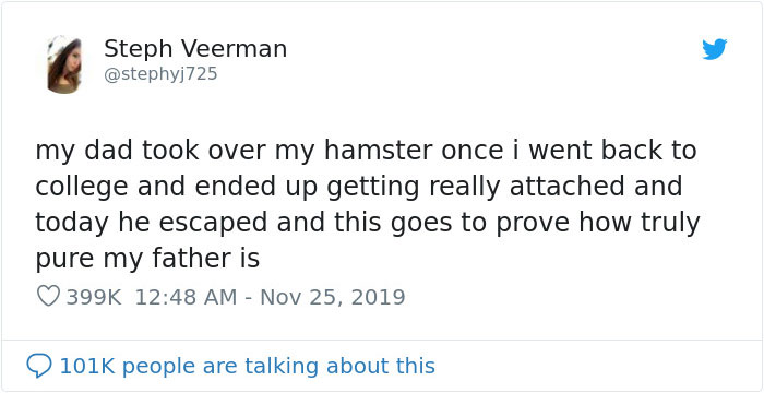 Dad Loses Daughter&#8217;s Hamster, And His Freak-Out Texts Reveal How Pure His Heart Really Is