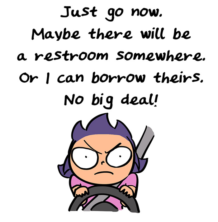 Mom Illustrates The Time She Overestimated Her Bladder Size, And It’s Hilariously Vivid Mom Illustrates The Time She Overestimated Her Bladder Size, And It’s Hilariously Vivid