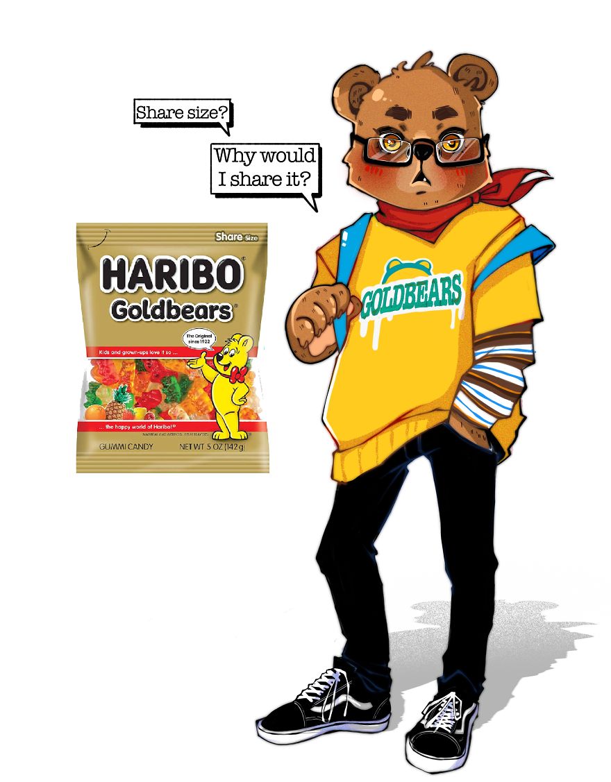 I Imagined How Snacks Would Look As Cartoon Characters (22 Pics)