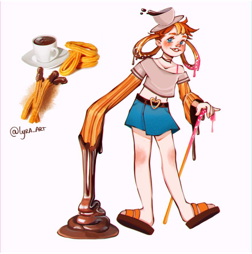 I Imagined How Snacks Would Look As Cartoon Characters (22 Pics)