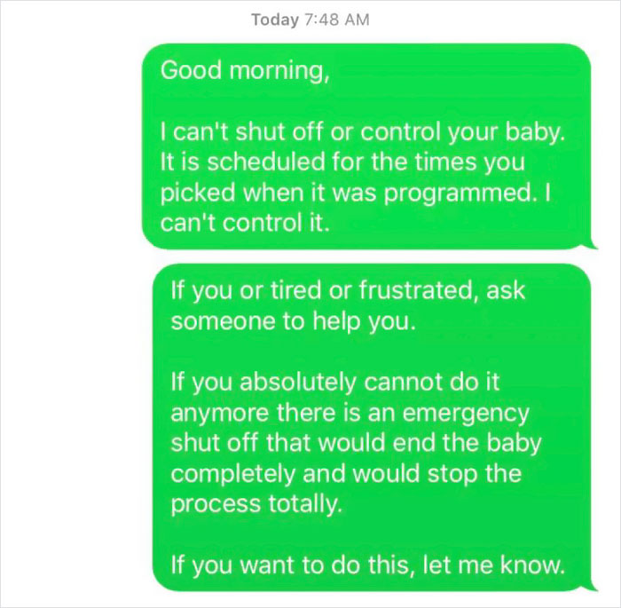 Teens Take Fake Babies Home For A Parenting Project, Instructor Shares Their Desperate Texts Teens Take Fake Babies Home For A Parenting Project, Instructor Shares Their Desperate Texts