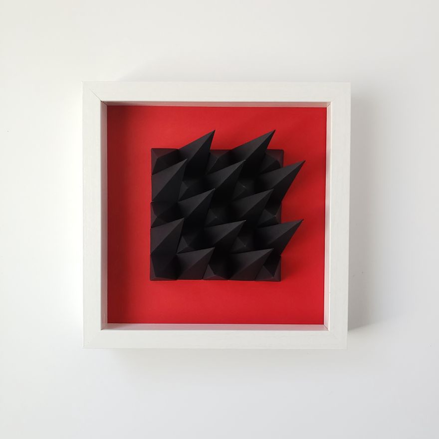 Abstract Shapes Carefully Made From Paper By Zahra Ammar Abstract Shapes Carefully Made From Paper By Zahra Ammar