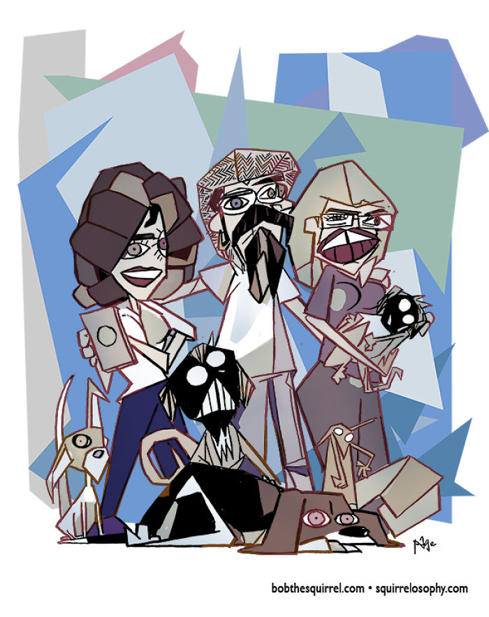 I Draw My Family In The Styles Of Famous Artists And Art Movements (15 Pics) I Draw My Family In The Styles Of Famous Artists And Art Movements (15 Pics)