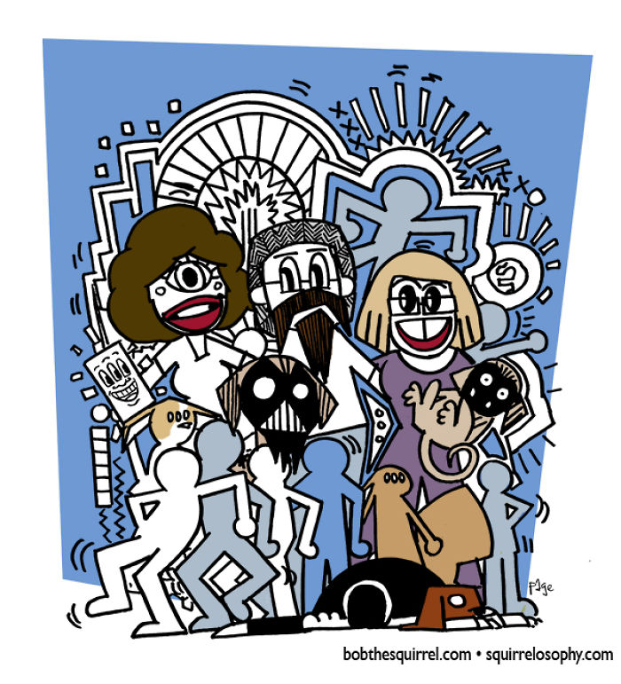 I Draw My Family In The Styles Of Famous Artists And Art Movements (15 Pics) I Draw My Family In The Styles Of Famous Artists And Art Movements (15 Pics)