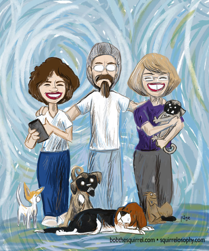 I Draw My Family In The Styles Of Famous Artists And Art Movements (15 Pics) I Draw My Family In The Styles Of Famous Artists And Art Movements (15 Pics)