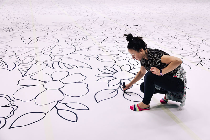 I Drew The World’s Largest Picture In 12 Hours I Drew The World’s Largest Picture In 12 Hours