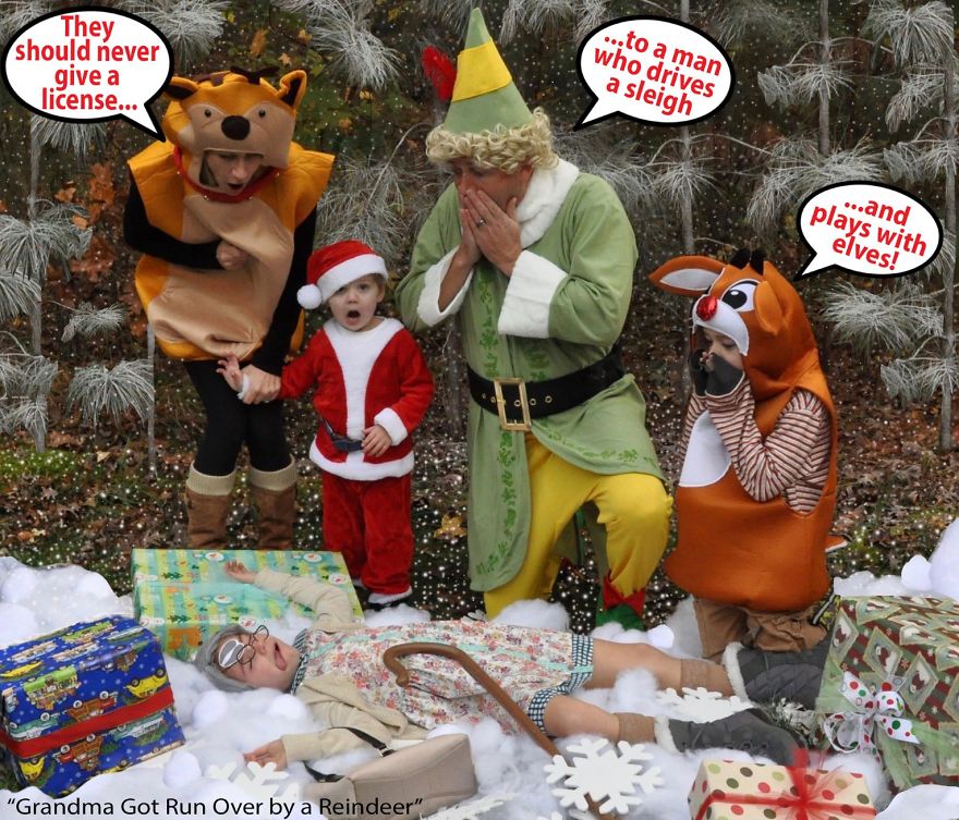 Wacky Holiday Card Alert! Our Family Plays Dress-Up In Spoof Themes For Holiday Cards Wacky Holiday Card Alert! Our Family Plays Dress-Up In Spoof Themes For Holiday Cards