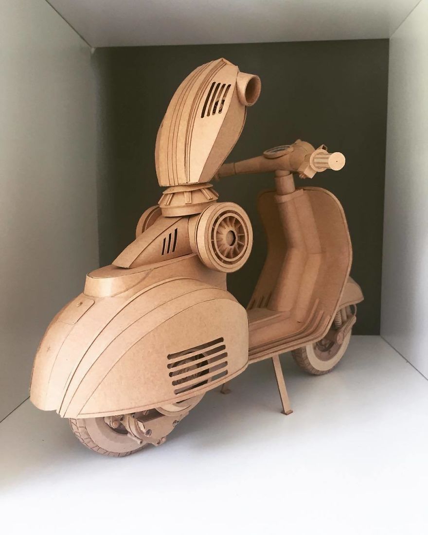 I Have Been Creating Cardboard Sculptures For The Past Couple Of Years I Have Been Creating Cardboard Sculptures For The Past Couple Of Years
