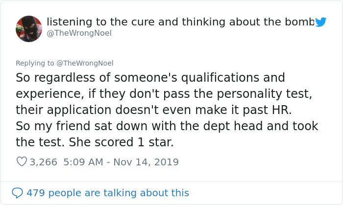 Company Adopts Stupid Applicant Screening Test, Employees Show How Ridiculous It Is By Taking It Company Adopts Stupid Applicant Screening Test, Employees Show How Ridiculous It Is By Taking It