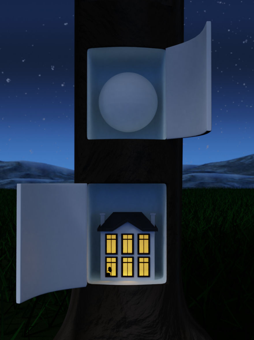 I Created 3D Short Animation Based On Work Of René Magritte