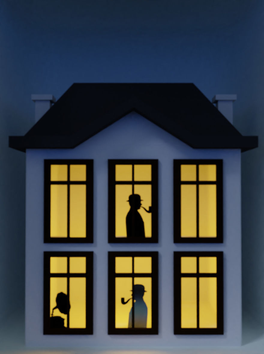 I Created 3D Short Animation Based On Work Of René Magritte