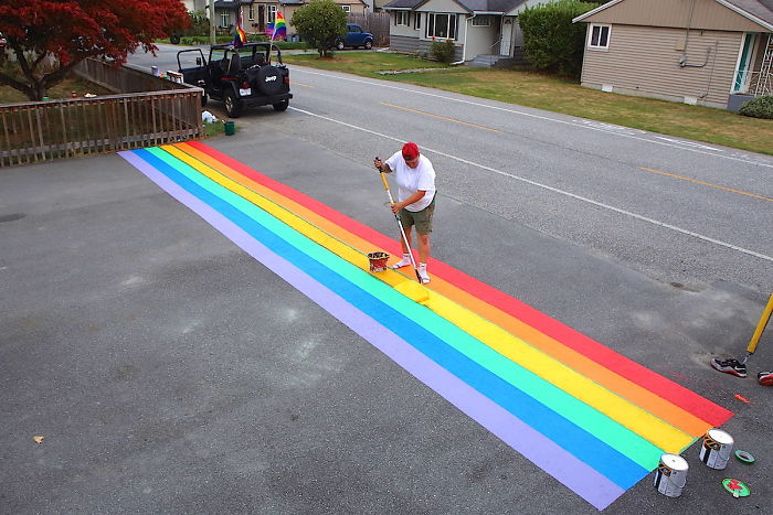 The City Council In A Canadian Town Voted Down A Rainbow Crosswalk, Citizens Found A Loophole And Painted 16 Of Them The City Council In A Canadian Town Voted Down A Rainbow Crosswalk, Citizens Found A Loophole And Painted 16 Of Them