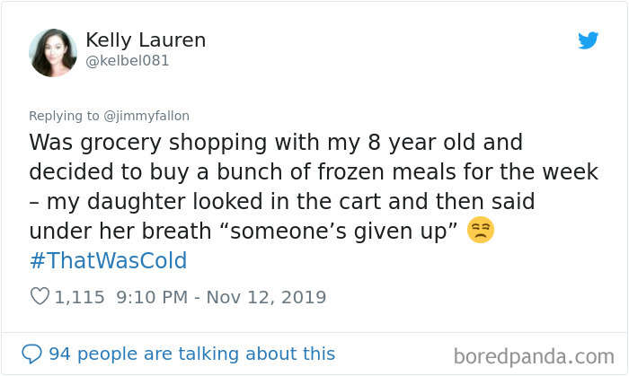 Jimmy Fallon Asks People To Share The “Cold” Insults They’ve Gotten And They Deliver (30 Tweets) Jimmy Fallon Asks People To Share The “Cold” Insults They’ve Gotten And They Deliver (30 Tweets)