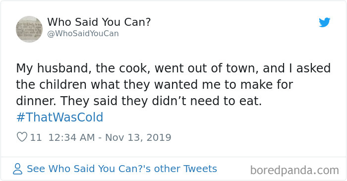 Jimmy Fallon Asks People To Share The “Cold” Insults They’ve Gotten And They Deliver (30 Tweets) Jimmy Fallon Asks People To Share The “Cold” Insults They’ve Gotten And They Deliver (30 Tweets)