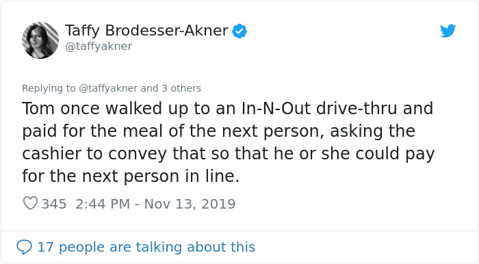 Tom Hanks Is The Nicest Guy In Hollywood And People Are Sharing The Reasons Why Tom Hanks Is The Nicest Guy In Hollywood And People Are Sharing The Reasons Why