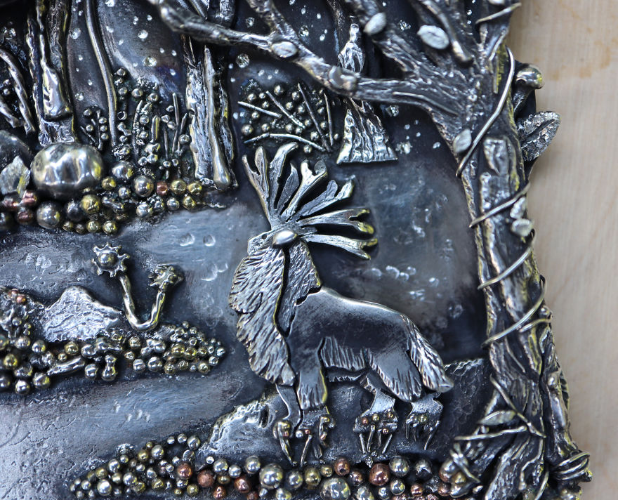 I Hand-Crafted A Princess Mononoke Inspired Pendant I Hand-Crafted A Princess Mononoke Inspired Pendant