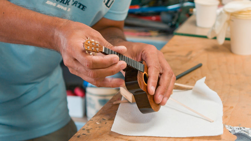 I Made A Miniature Guitar
