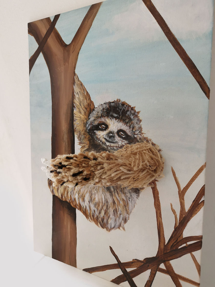 My 7 3D Animal Paintings On Canvas My 7 3D Animal Paintings On Canvas