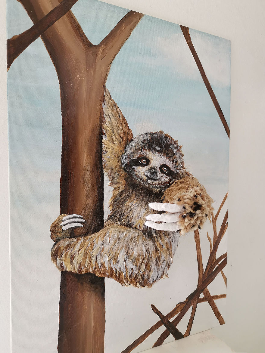 My 7 3D Animal Paintings On Canvas My 7 3D Animal Paintings On Canvas