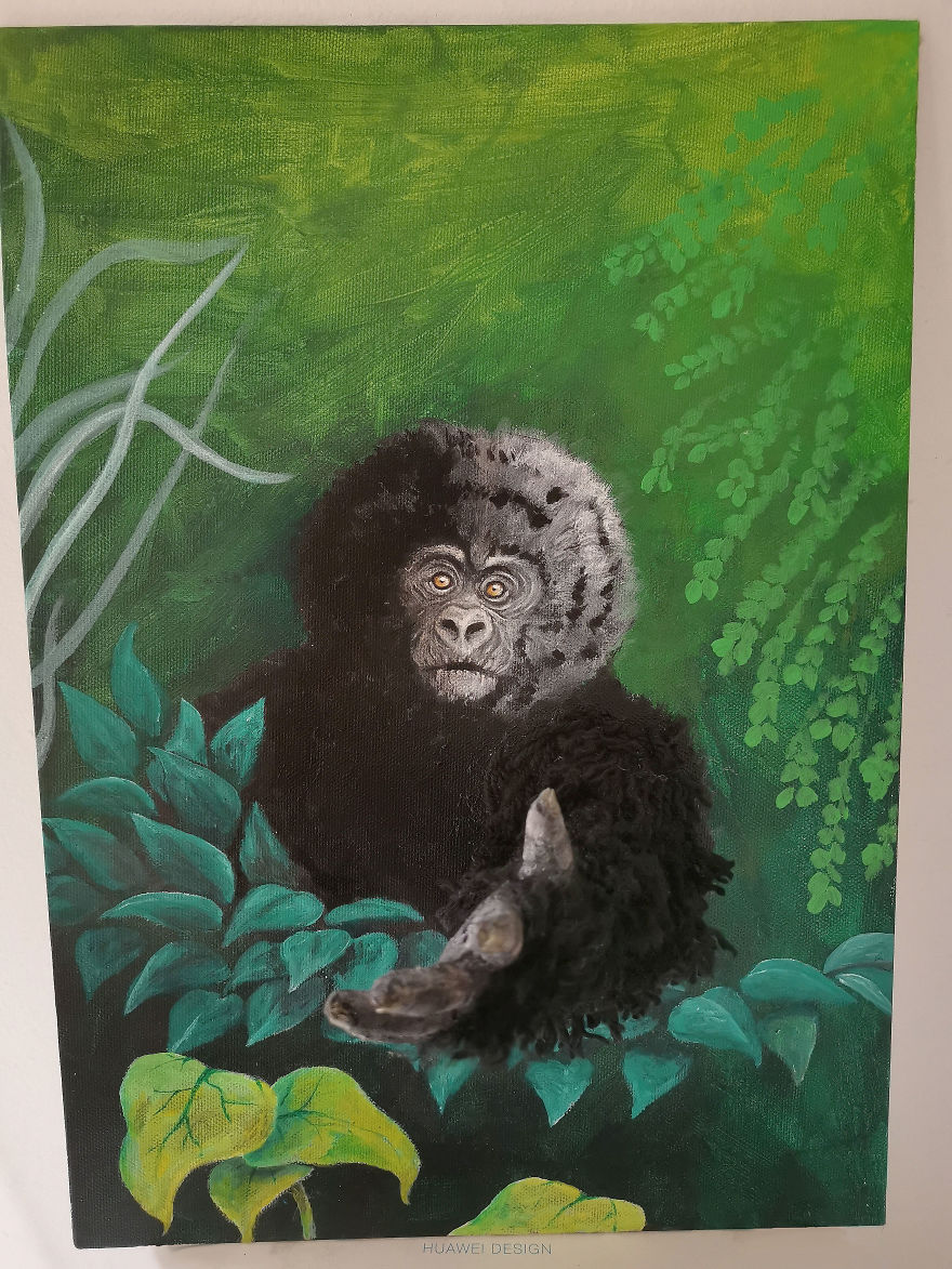 My 7 3D Animal Paintings On Canvas My 7 3D Animal Paintings On Canvas