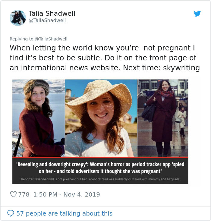 Woman Warns Others To Be Careful After Realizing Period-Tracking App Was Selling Her Data To Third Parties