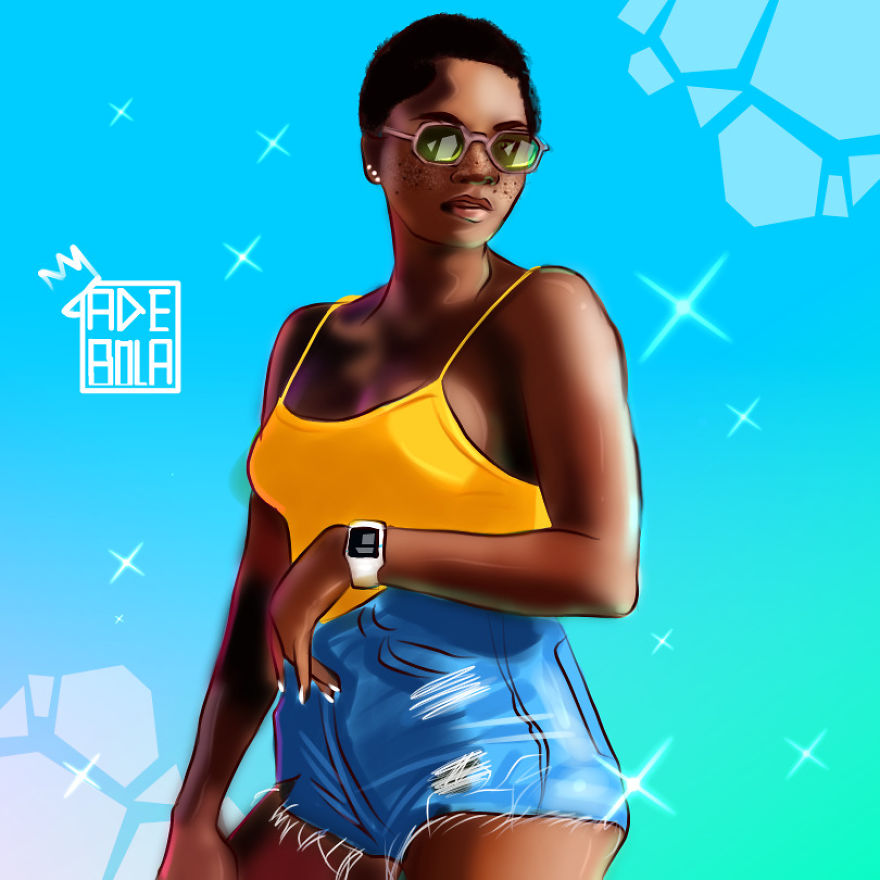 I Am A 17-Year-Old And I Draw With Just My Index Finger And Thumb On An Android Phone