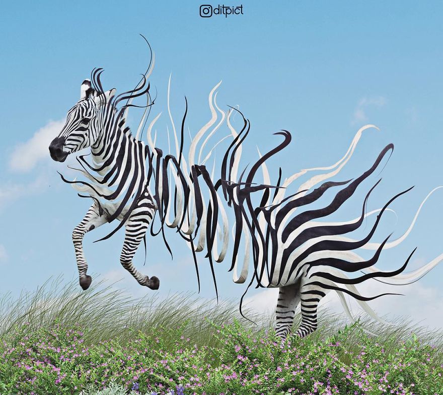 Indonesian Digital Artist Aditya Aryanto Photoshops Animals Into Surreal, Silly, And Unexpected Situations (50 Pics)