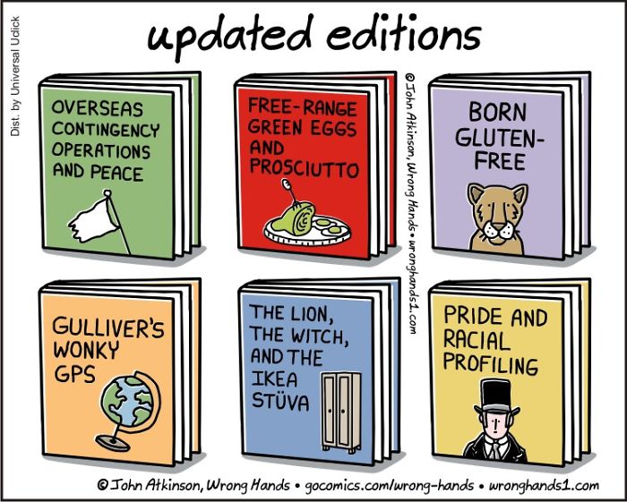 Artist Pokes Fun At Literature Classics In 30 Cartoons Artist Pokes Fun At Literature Classics In 30 Cartoons