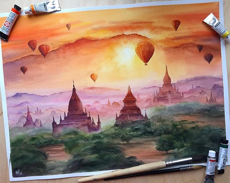 I’ve Combined Two Hobbies So Decorated Soap Became A Part Of Watercolor Painting I’ve Combined Two Hobbies So Decorated Soap Became A Part Of Watercolor Painting