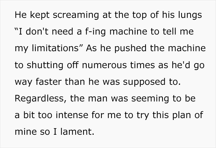 Gym Worker Plans And Executes Long-Term Revenge On Rude Customer Who Called Him ‘Robotic’ Gym Worker Plans And Executes Long-Term Revenge On Rude Customer Who Called Him ‘Robotic’