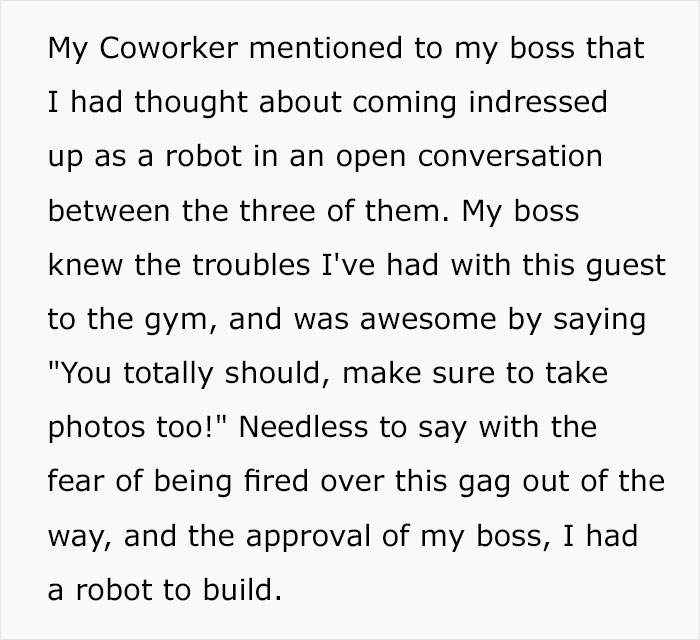 Gym Worker Plans And Executes Long-Term Revenge On Rude Customer Who Called Him ‘Robotic’ Gym Worker Plans And Executes Long-Term Revenge On Rude Customer Who Called Him ‘Robotic’