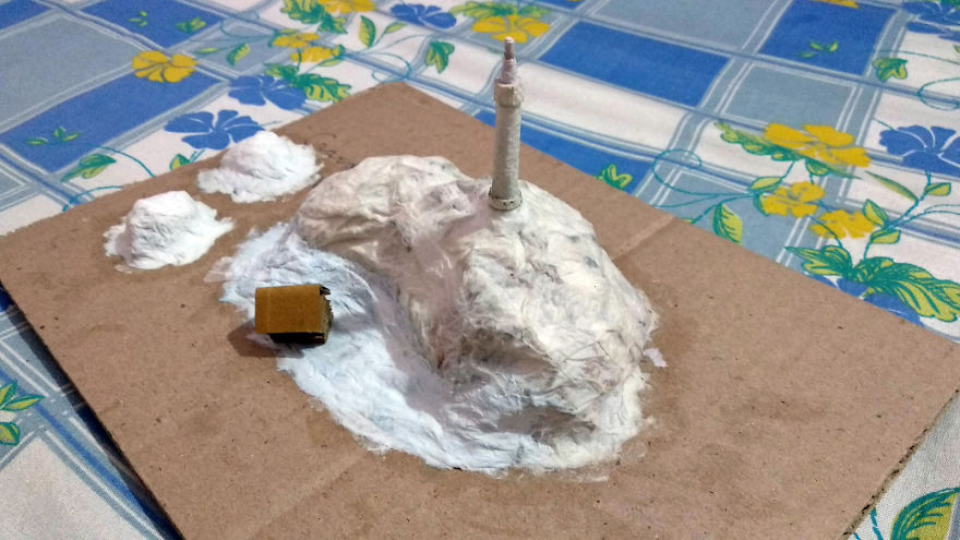 I Spent 50 Hours To Create A Dream Island With Lighthouse Proposed By My 7-Year-Old Son