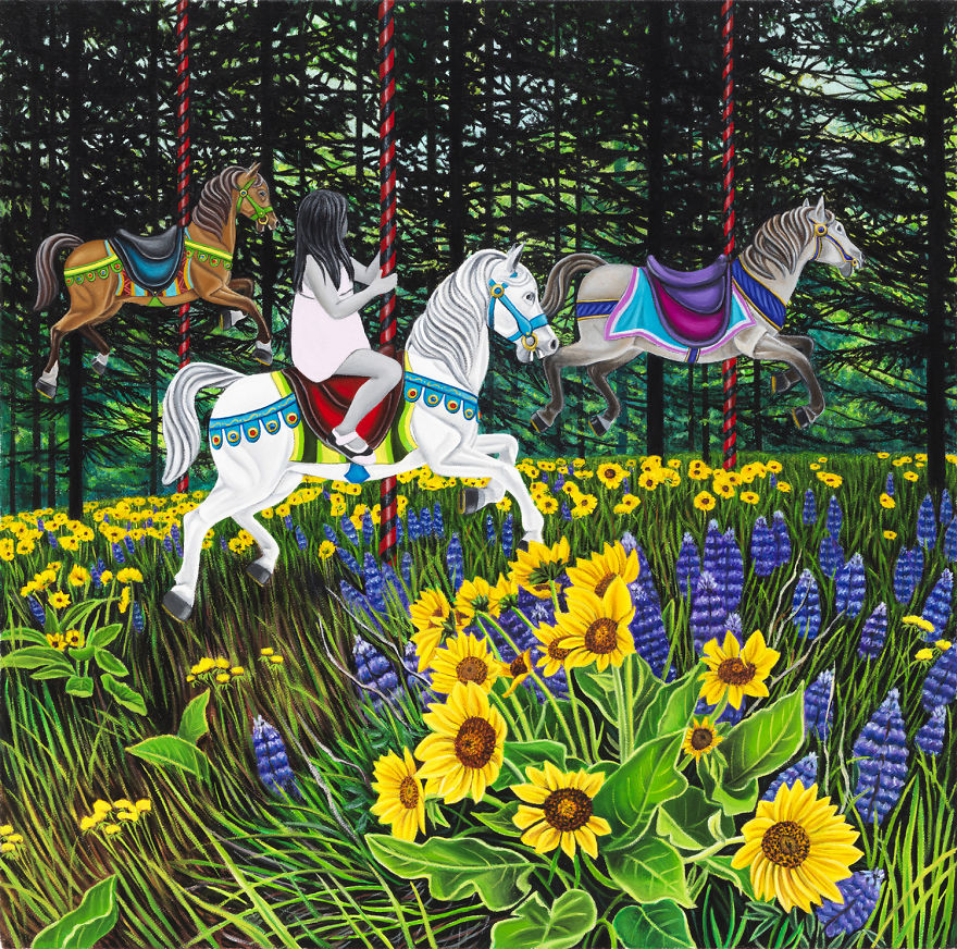 Despite The Fantasy, An Exhibition Of New Fantastical Paintings By Nicole Gordon, On View At Corey Helford Gallery Despite The Fantasy, An Exhibition Of New Fantastical Paintings By Nicole Gordon, On View At Corey Helford Gallery