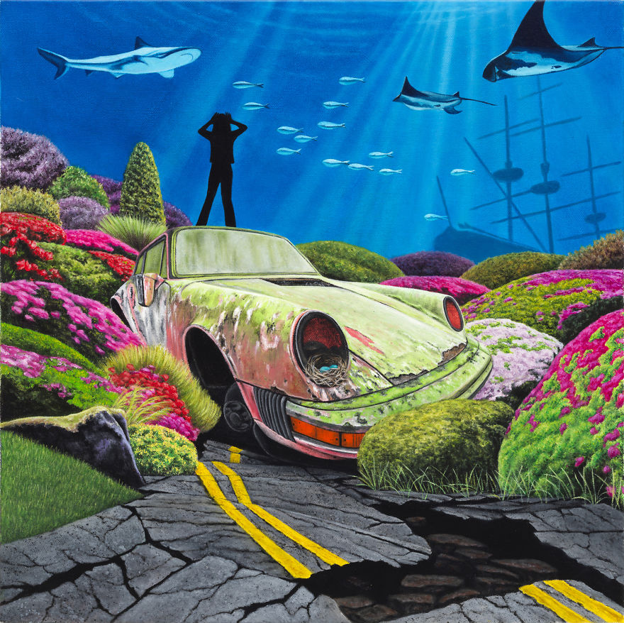 Despite The Fantasy, An Exhibition Of New Fantastical Paintings By Nicole Gordon, On View At Corey Helford Gallery Despite The Fantasy, An Exhibition Of New Fantastical Paintings By Nicole Gordon, On View At Corey Helford Gallery